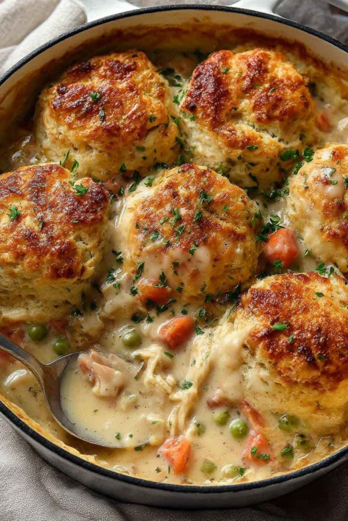 Ina Garten Chicken Pot Pie with Biscuits