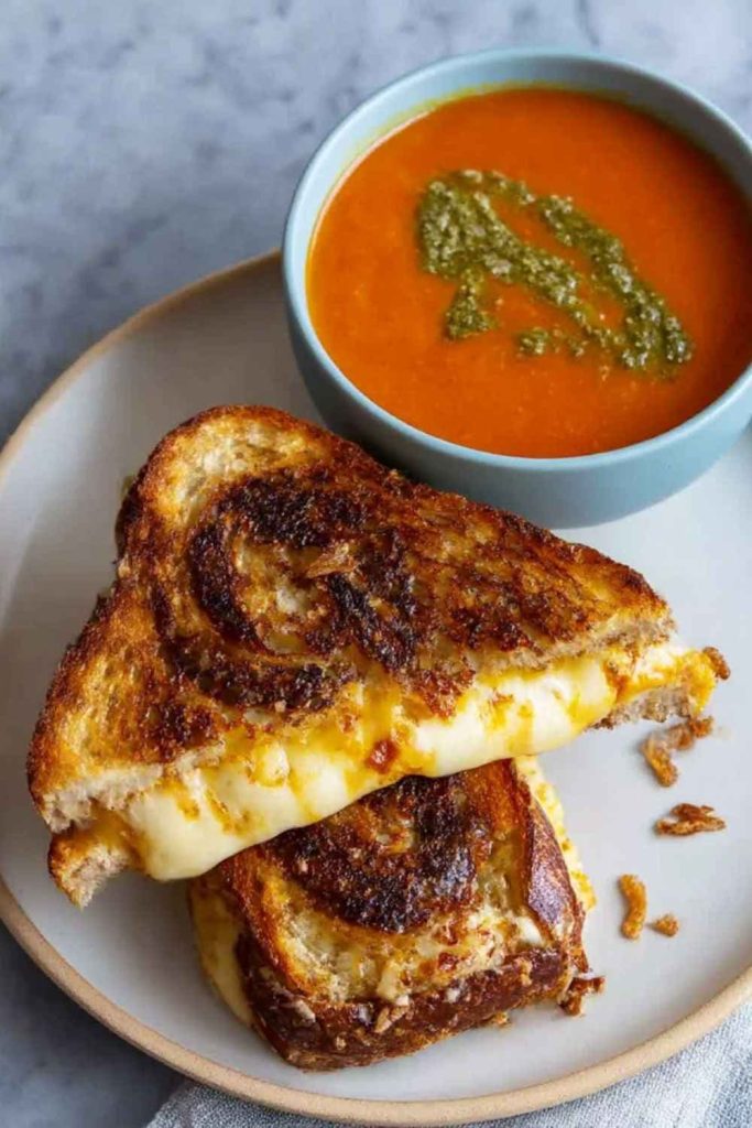 Ina Garten Tomato Soup with Grilled Cheese