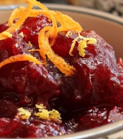 Ina Garten Cranberry Sauce