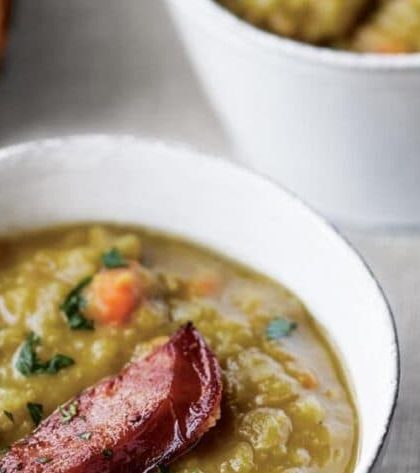 Ina Garten Split Pea Soup with Kielbasa recipe