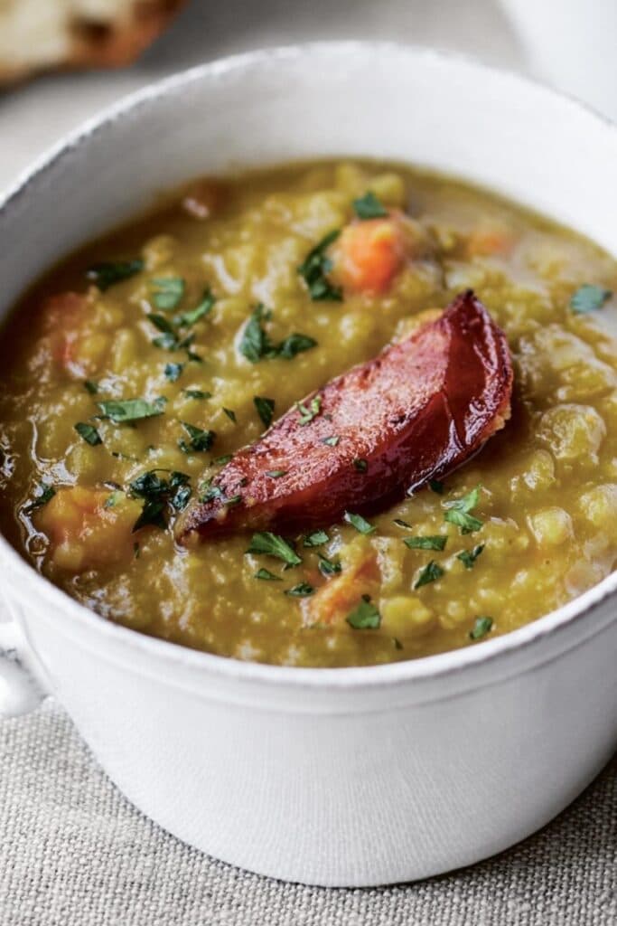 Ina Garten Split Pea Soup with Kielbasa recipe