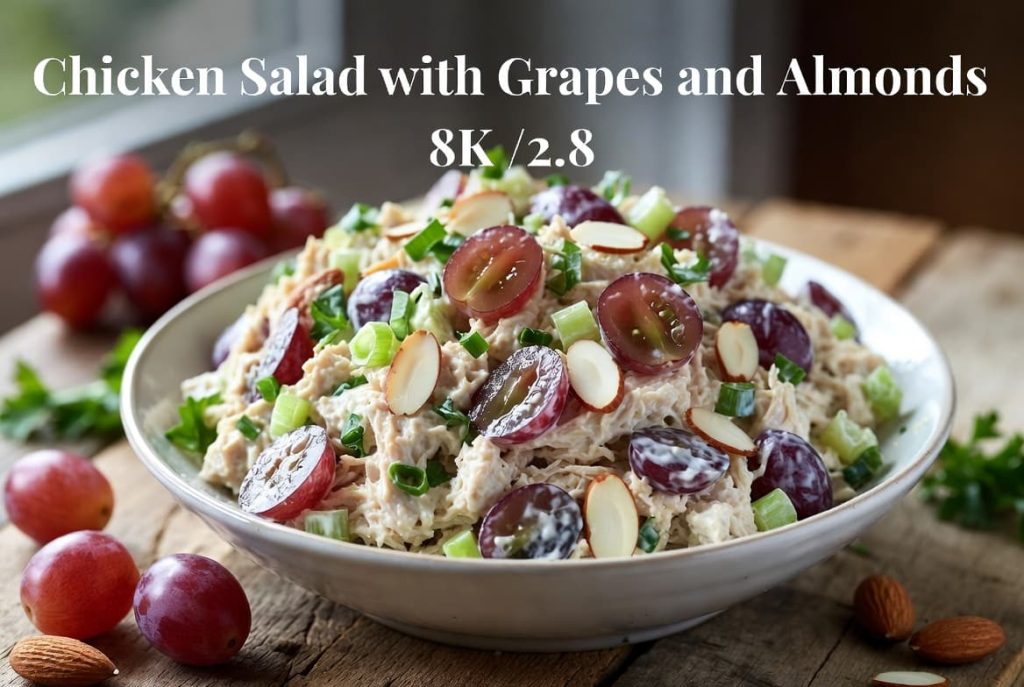 Chicken Salad with Grapes and Almonds