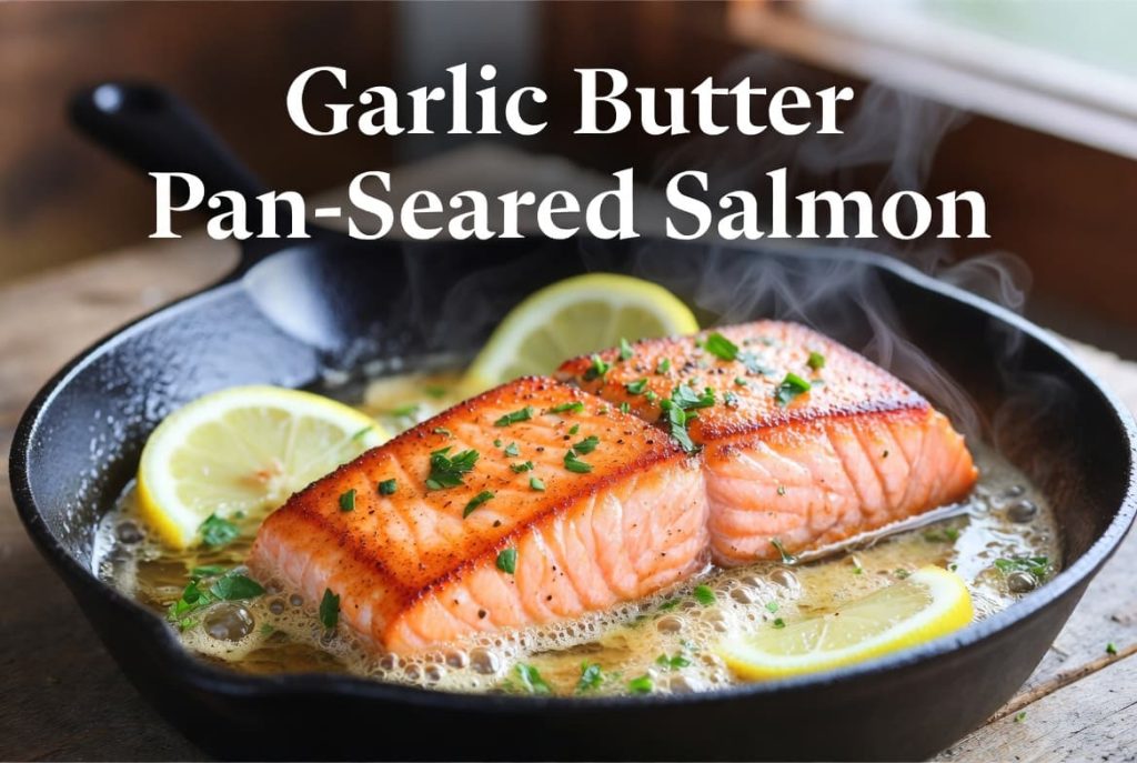 Garlic Butter Pan-Seared Salmon