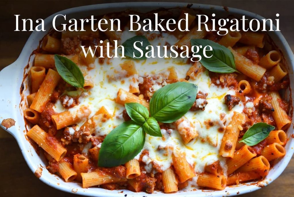 Ina Garten Baked Rigatoni with Sausage