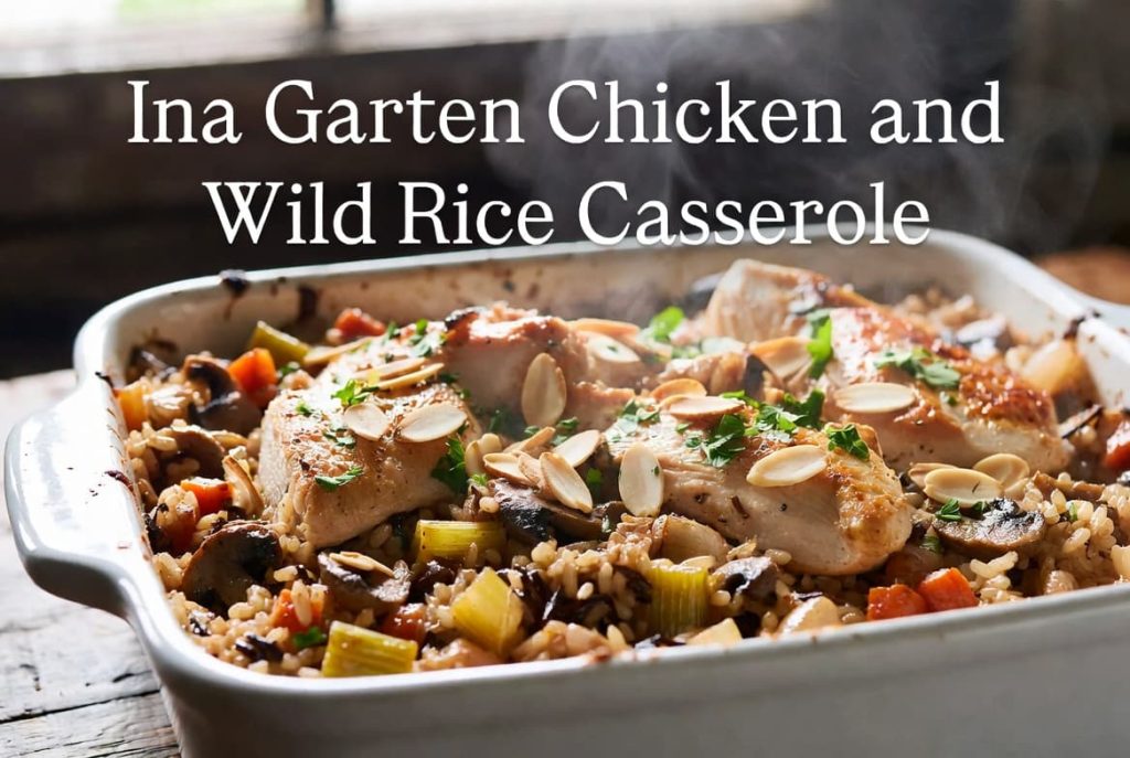 Ina Garten Chicken and Wild Rice Casserole