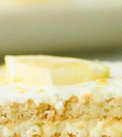 Ina Garten Lemon Icebox Cake recipe
