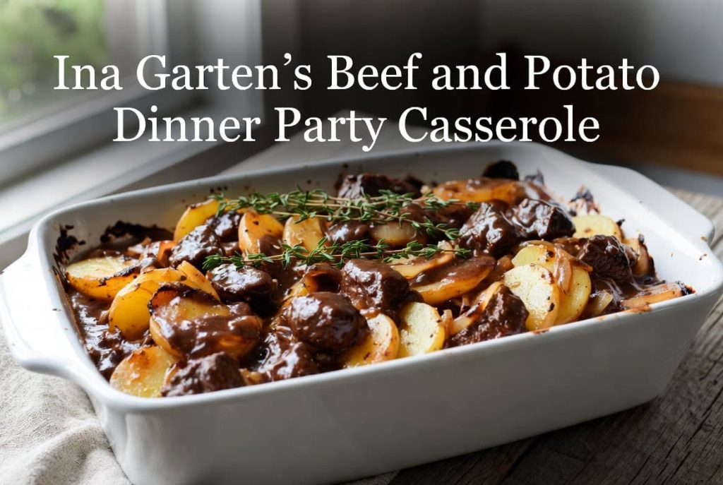 Ina Garten's Beef and Potato Dinner Party Casserole