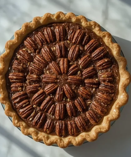 Bourbon Chocolate Pecan Pie