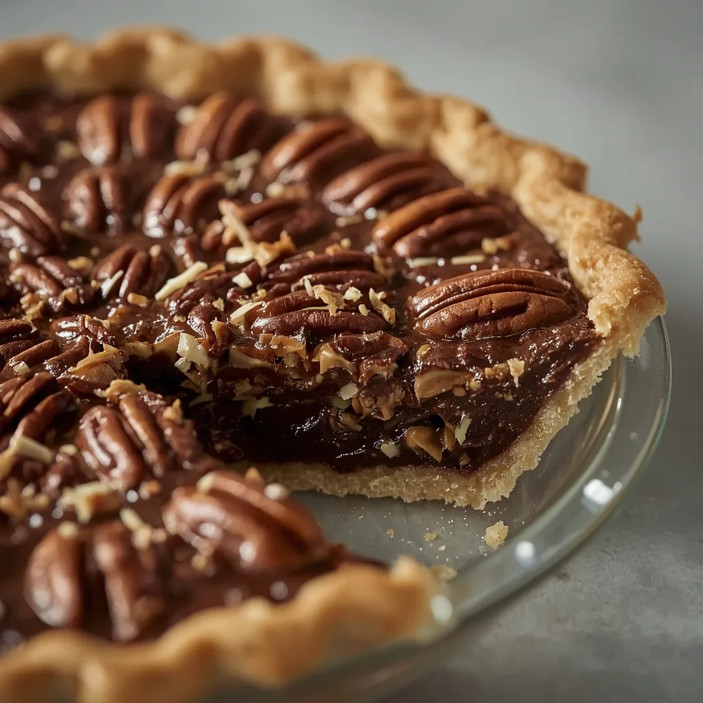 Bourbon Chocolate Pecan Pie