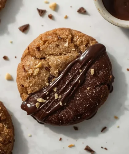 Chocolate-dipped Brown Sugar Shortbread