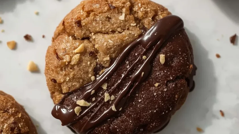 Chocolate-dipped Brown Sugar Shortbread
