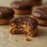 Chocolate-dipped Brown Sugar Shortbread - recipe card