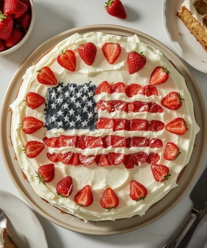 Ina Garten American Flag Cake