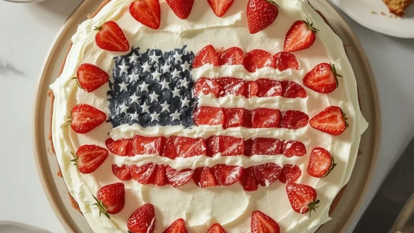 Ina Garten American Flag Cake