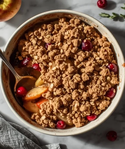 Ina Garten Apple Cranberry Crisp
