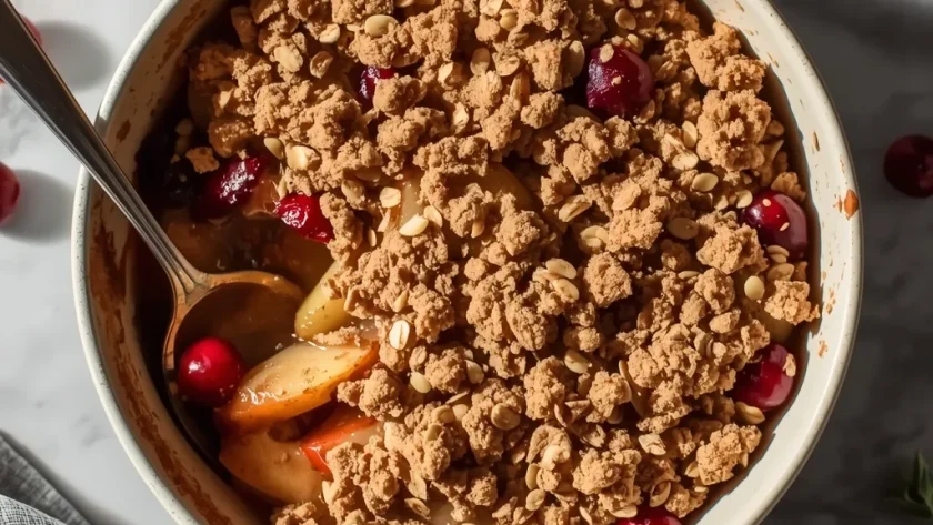 Ina Garten Apple Cranberry Crisp