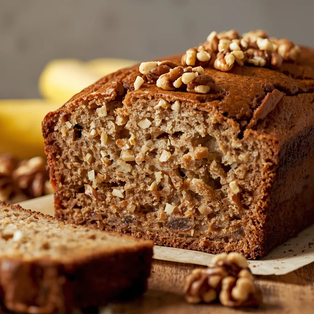 Ina Garten Banana Bread with Walnuts - recipe card