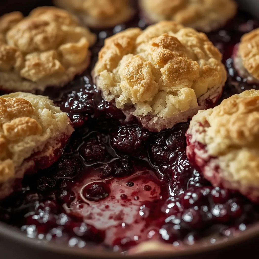 Ina Garten Blackberry Cobbler - recipe card