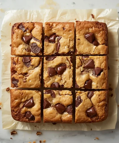 Ina Garten Chocolate Chunk Blondies
