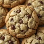 Crinkled Chocolate Chip Cookies