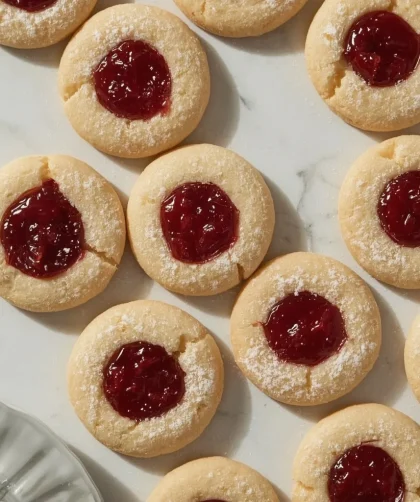 Ina Garten Jam Thumbprint Cookies