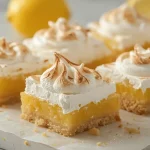 Ina Garten Lemon Meringue Squares - recipe card