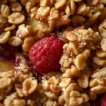 Ina Garten Peach Raspberry Crisp - recipe card