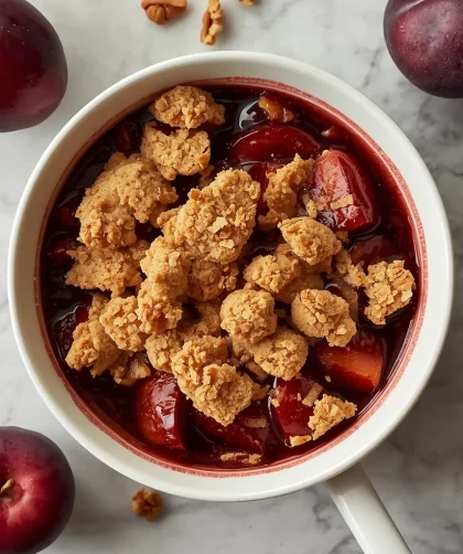 Ina Garten Plum Crumble