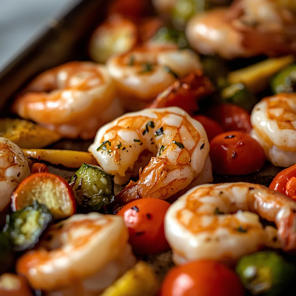 Ina Garten Sheet Pan Roasted Shrimp - recipe card