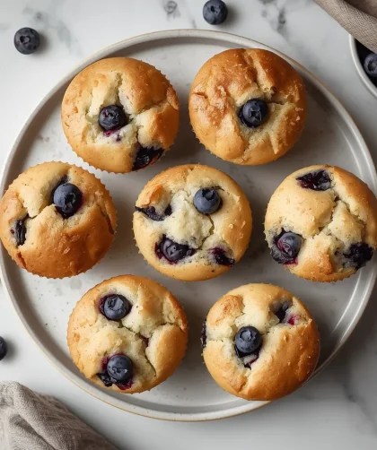 Ina Garten Sour Cream Blueberry Muffins