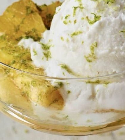 Ina Garten Roasted Pineapple With Coconut Gelato