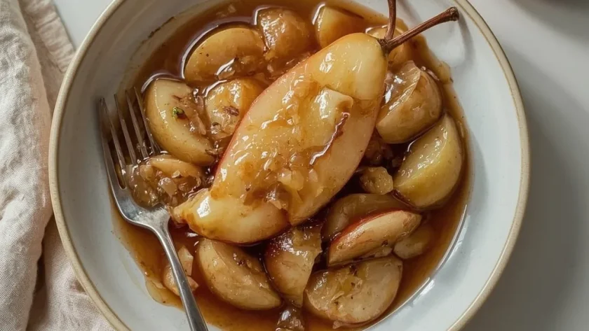 Ina Garten Roasted Pear & Apple Sauce