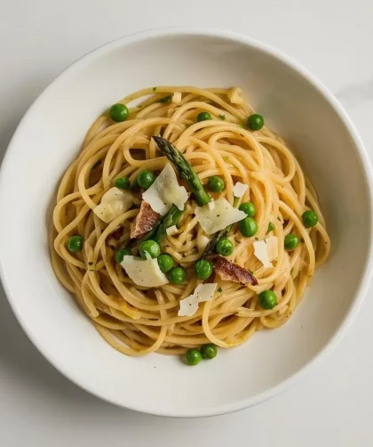 Ina Garten Spring Carbonara
