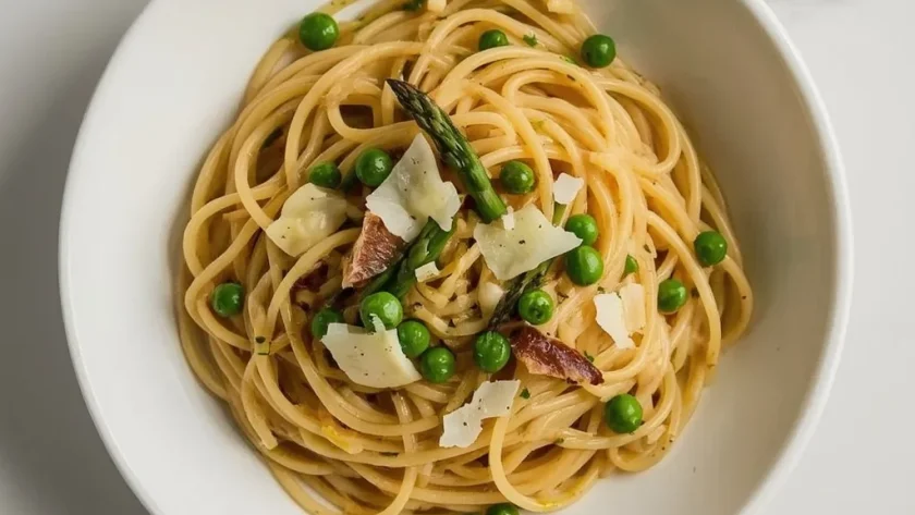 Ina Garten Spring Carbonara