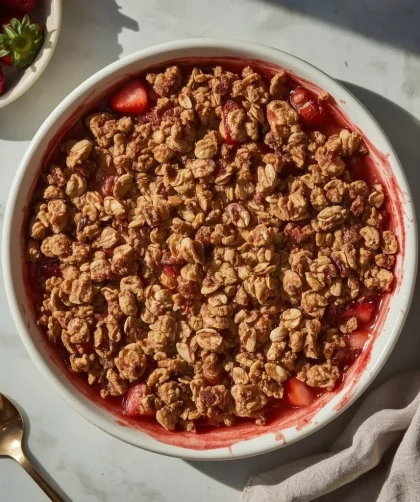 Ina Garten Strawberry Rhubarb Crisp