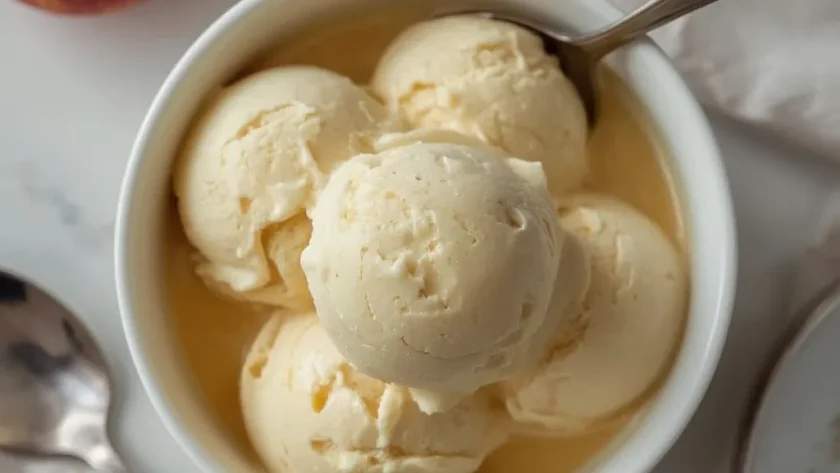 Ina Garten Ultimate Peach Ice Cream